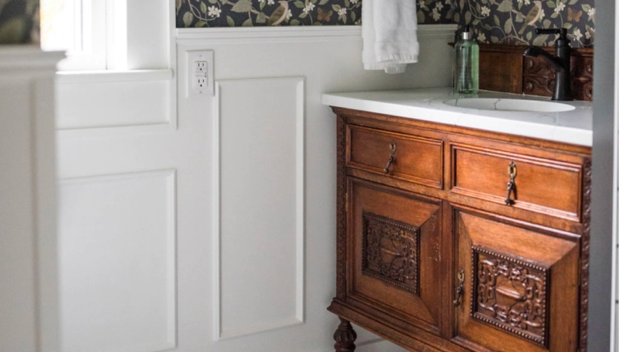 wooden vanity top